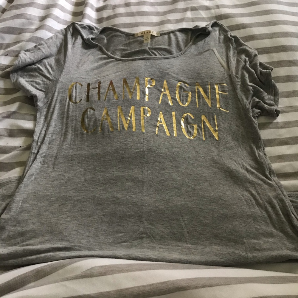 “Champagne Campaign” short sleeve tee